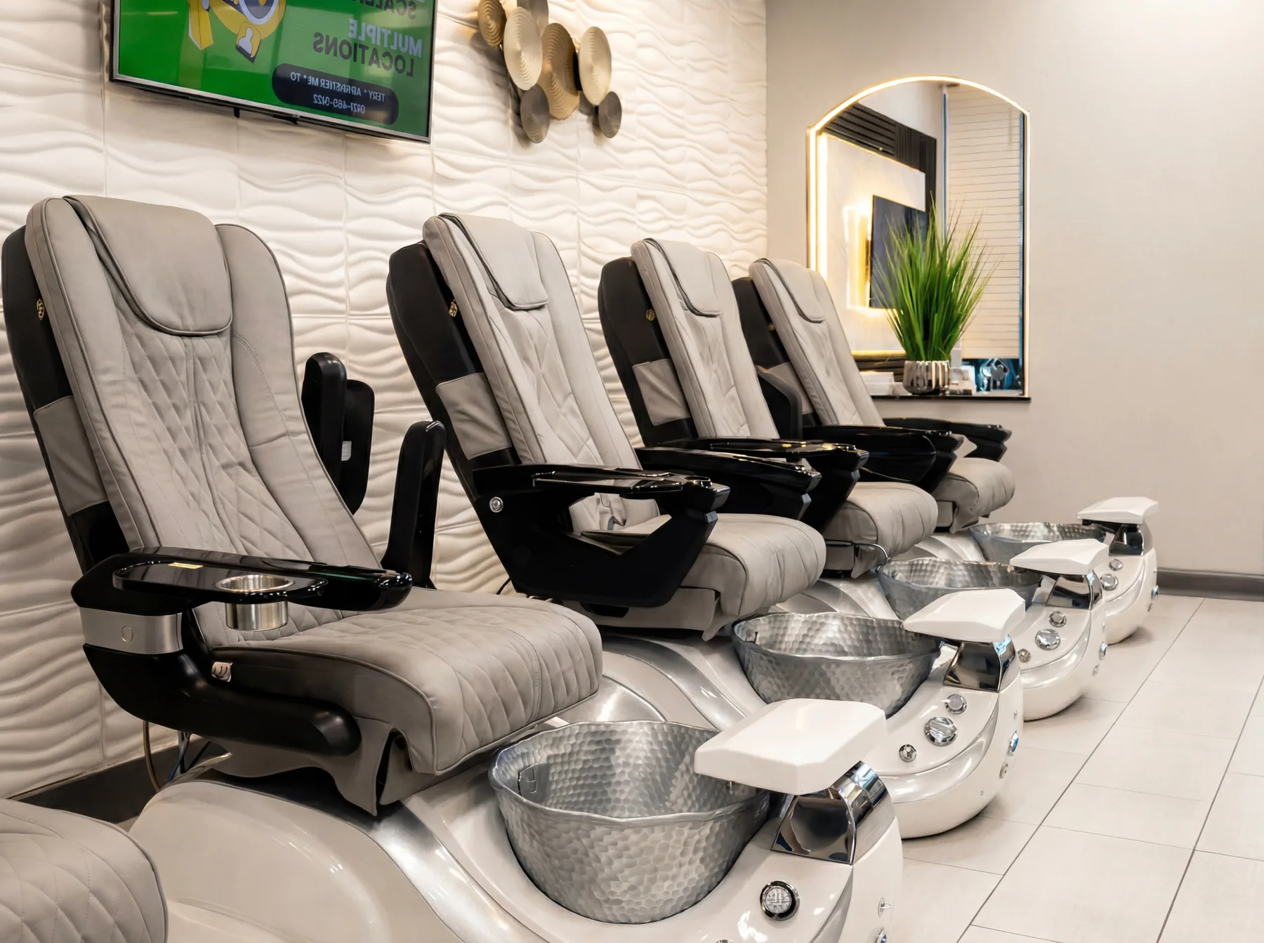 Luxury pedicure station